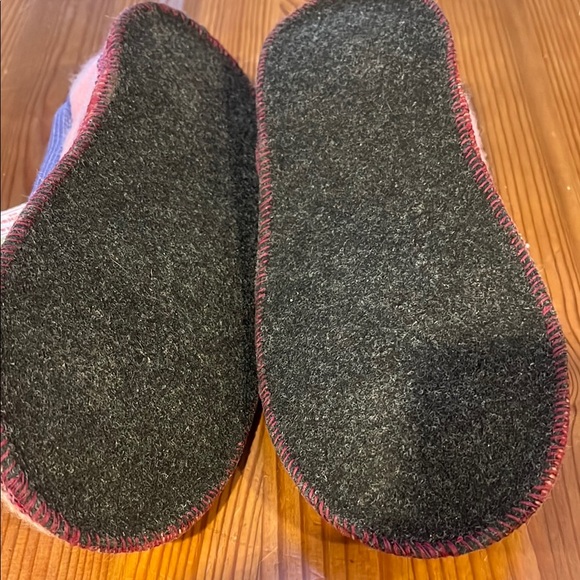 Sparkly Pink and Cream Slippers with Jute Sole - Picture 12 of 12